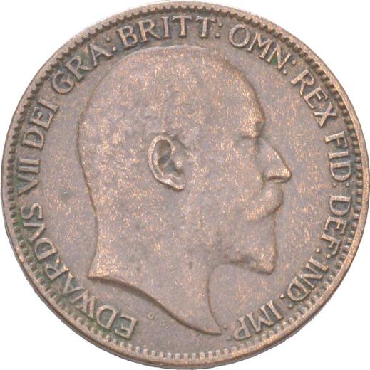 Avers 1 Farthing 1909 - Münze Wert - Großbritannien, Eduard VII