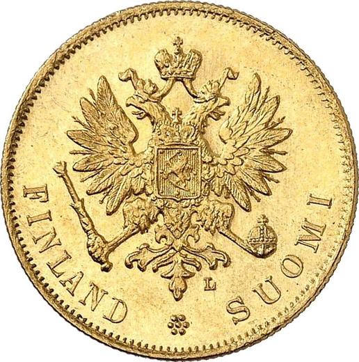 Obverse 10 Mark 1905 L - Gold Coin Value - Finland, Grand Duchy