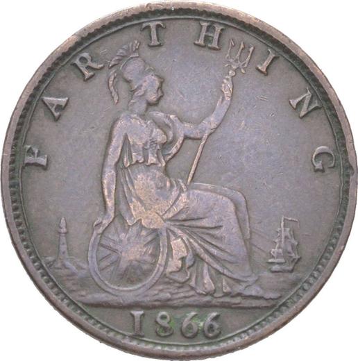Reverse Farthing 1866 -  Coin Value - United Kingdom, Victoria