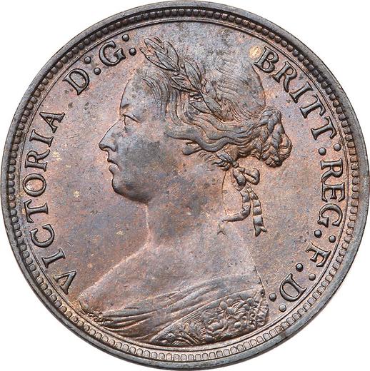 Obverse Halfpenny 1879 - Coin Value - United Kingdom, Victoria