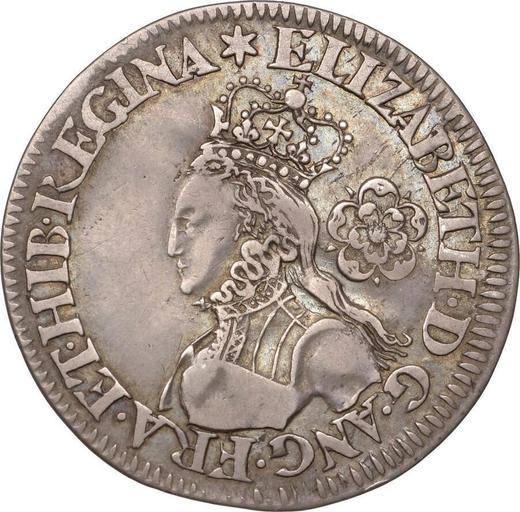 Obverse Sixpence 1561 "Milled coinage" Simple dress - Silver Coin Value - United Kingdom, Elizabeth I
