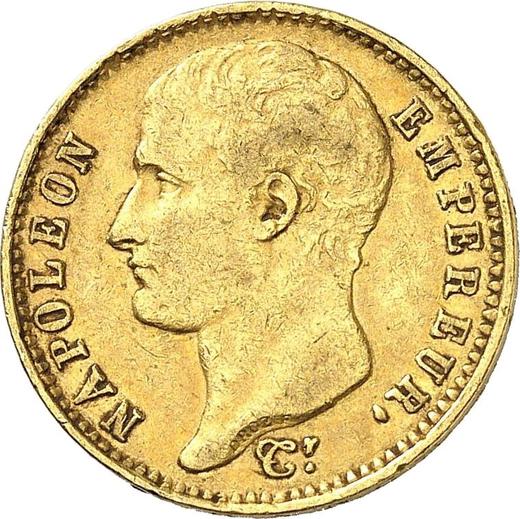 Obverse 20 Francs 1807 M "Type 1806-1807" - Gold Coin Value - France, Napoleon I