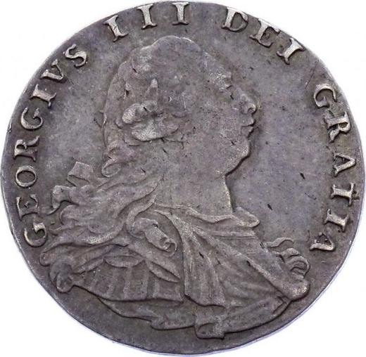 Obverse Threepence 1795 - Silver Coin Value - United Kingdom, George III