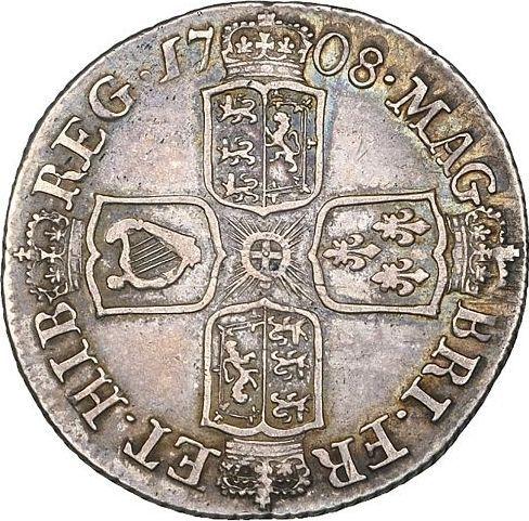 Reverse Shilling 1708 E * "Second draped bust" - Silver Coin Value - United Kingdom, Anne