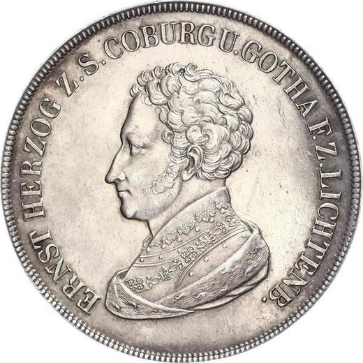 Obverse Thaler 1827 - Silver Coin Value - Saxe-Coburg and Gotha, Ernest I