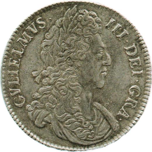Obverse Crown 1696 - Silver Coin Value - United Kingdom, William III