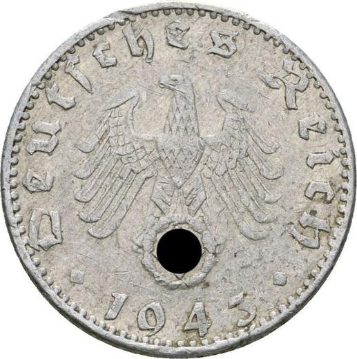 Reverse 50 Reichspfennig 1943 J "Type 1939-1944" -  Coin Value - Germany, Third Reich