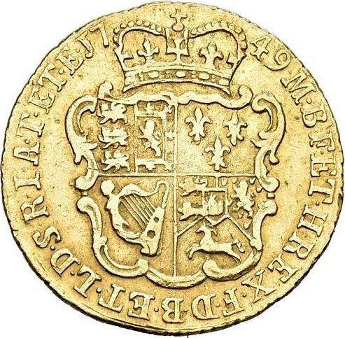 Reverse Half Guinea 1749 "Old Head" - Gold Coin Value - United Kingdom, George II