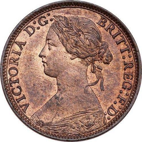 Obverse Farthing 1873 -  Coin Value - United Kingdom, Victoria