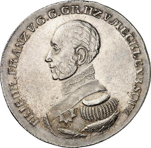 Obverse 2/3 Thaler 1826 - Silver Coin Value - Mecklenburg-Schwerin, Frederick Francis I