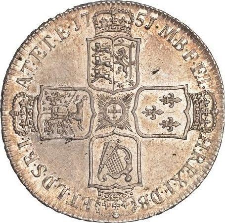 Reverse Halfcrown 1751 "Old Head" - Silver Coin Value - United Kingdom, George II