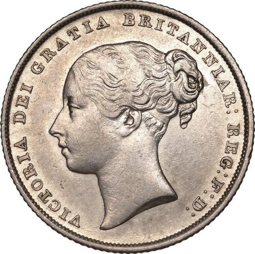 Awers monety - 1 szeląg 1839 Bez "WW" - cena srebrnej monety - Wielka Brytania, Wiktoria
