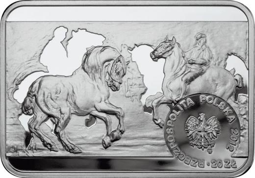 Avers 20 Zlotych 2012 MW "Piotr Michałowski" - Silbermünze Wert - Polen, III Republik Polen nach Stückelung