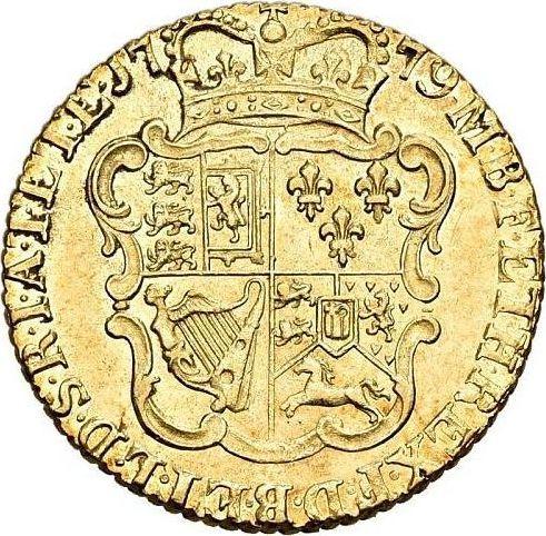 Reverse Half Guinea 1779 "Fourth laureate bust" - Gold Coin Value - United Kingdom, George III