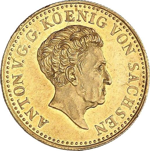 Avers Dukat 1834 G - Goldmünze Wert - Sachsen-Albertinische, Anton