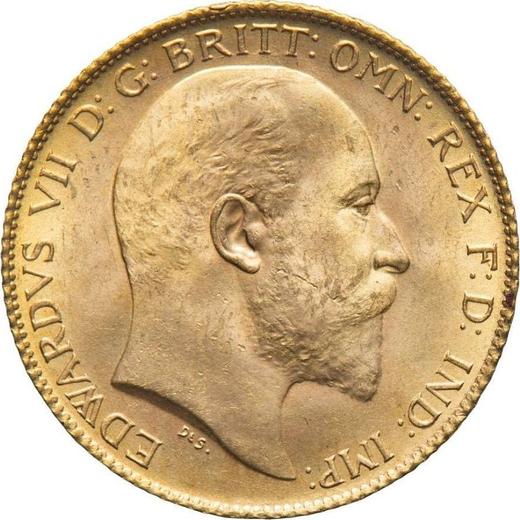 Obverse Half Sovereign 1905 - Gold Coin Value - United Kingdom, Edward VII