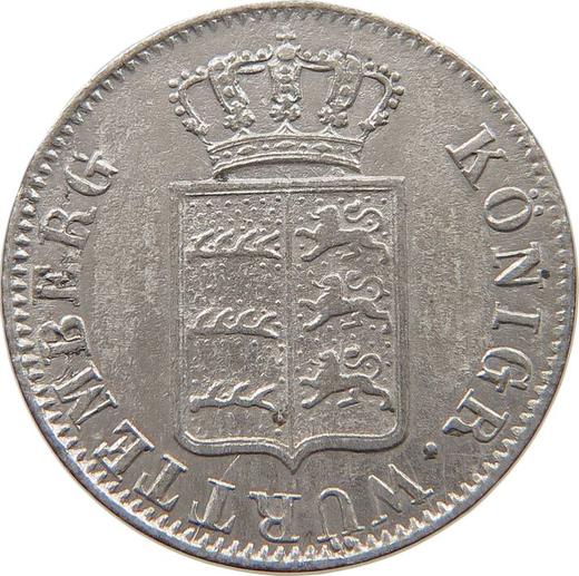 Аверс монеты - 6 крейцеров 1841 года - цена серебряной монеты - Вюртемберг, Вильгельм I