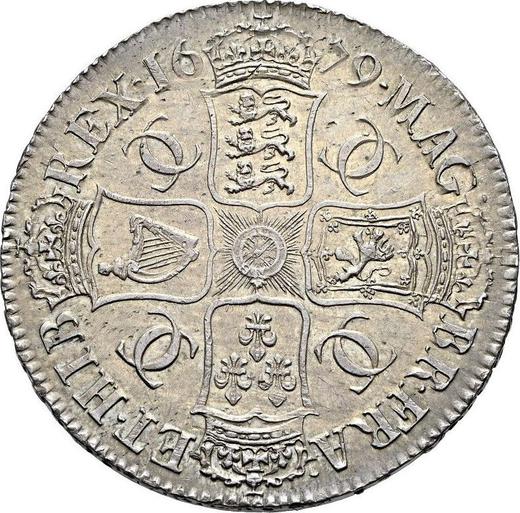 Reverso 1 Corona 1679 "Cuarto busto laureado" - valor de la moneda de plata - Gran Bretaña, Carlos II