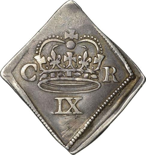 Obverse 9 Pence 1646 - Silver Coin Value - United Kingdom, Charles I