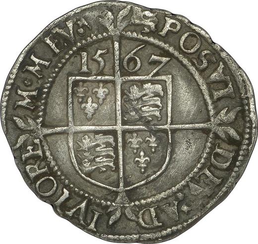 Reverse Threepence 1567 "Third issues" - Silver Coin Value - United Kingdom, Elizabeth I