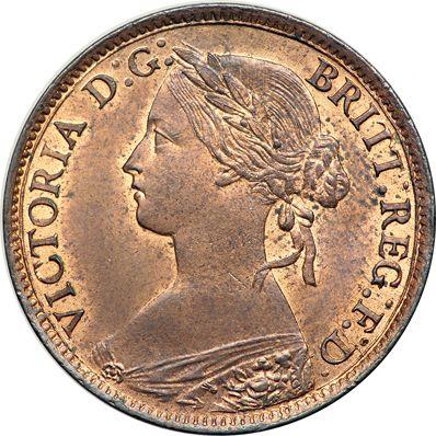 Obverse Farthing 1861 -  Coin Value - United Kingdom, Victoria