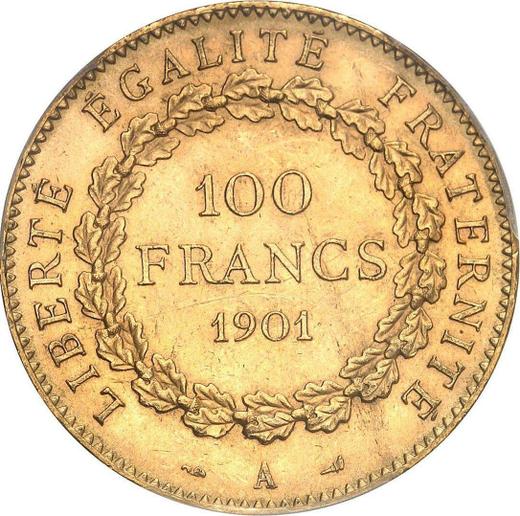 Revers 100 Francs 1901 A "Typ 1878-1914" - Goldmünze Wert - Frankreich, Dritte Republik