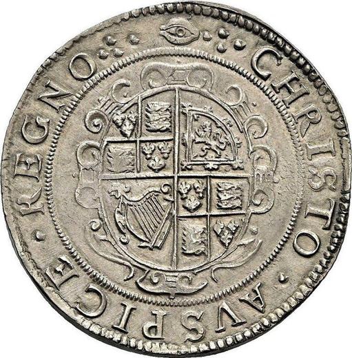 Реверс монеты - 1 крона без года (1642-1649) "Четвёртый тип всадника" - цена серебряной монеты - Великобритания, Карл I