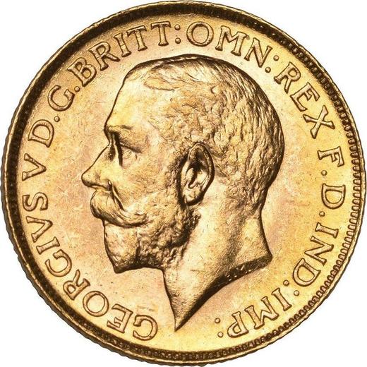 Obverse Sovereign 1911 C - Gold Coin Value - Canada, George V
