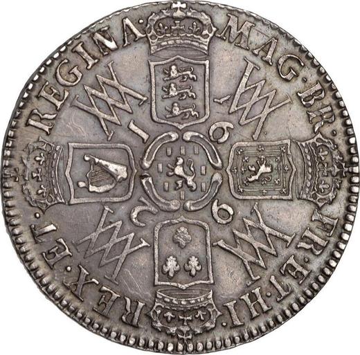 Reverse Halfcrown 1692 - Silver Coin Value - United Kingdom, William III and Mary II