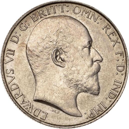 Avers 2 Schilling (Florin) 1908 - Silbermünze Wert - Großbritannien, Eduard VII