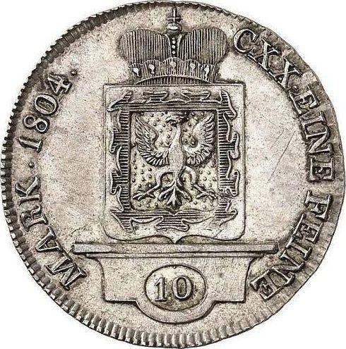 Reverse 10 Kreuzer 1804 W - Silver Coin Value - Furstenberg, Karl Joachim