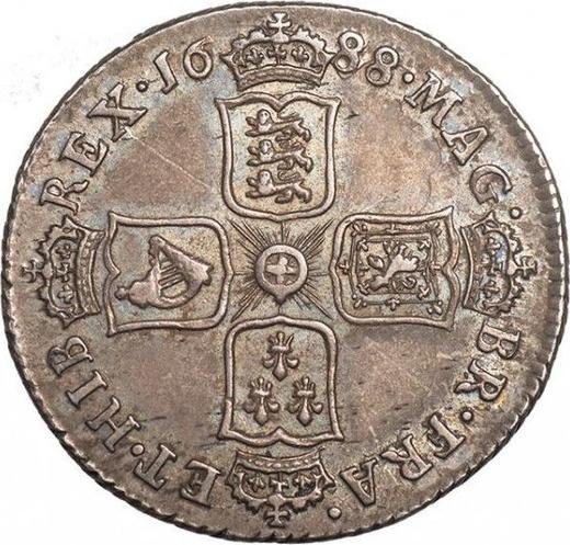 Reverse Shilling 1688 - Silver Coin Value - United Kingdom, James II