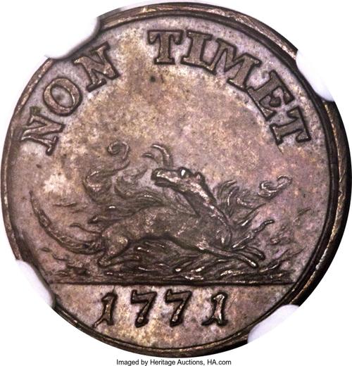 Reverse Pattern 2 Grosze (1/2 Zlote) 1771 "Monogram in block letters" Copper -  Coin Value - Poland, Stanislaus II Augustus