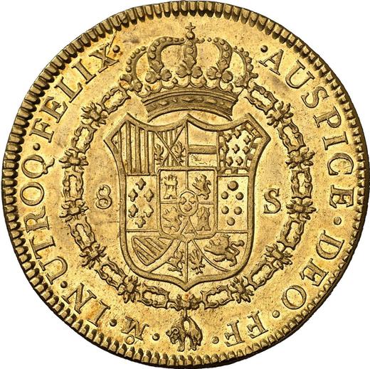 Reverse 8 Escudos 1783 Mo FF - Gold Coin Value - Mexico, Charles III