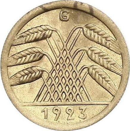 Reverso 50 Rentenpfennigs 1923 G - valor de la moneda  - Alemania, República de Weimar