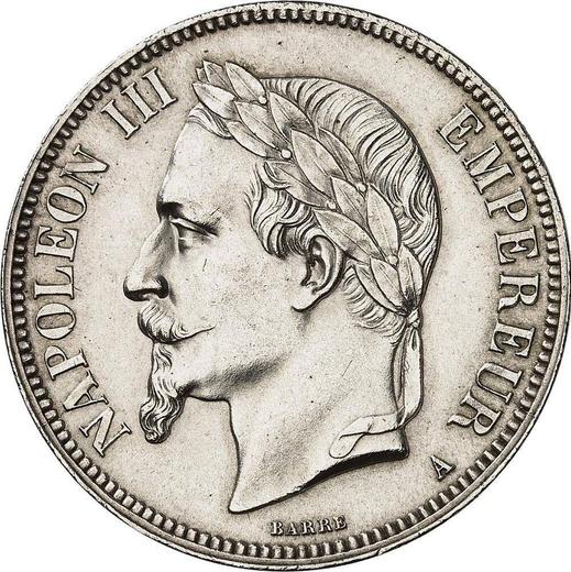 Obverse 5 Francs 1864 A "Type 1861-1870" - Silver Coin Value - France, Napoleon III