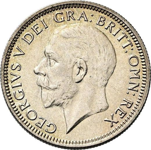 Awers monety - 1 szeląg 1936 - cena srebrnej monety - Wielka Brytania, Jerzy V