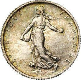 Awers monety - 1 frank 1904 "Siewca" - cena srebrnej monety - Francja, III Republika