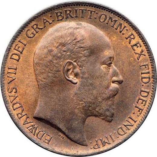 Obverse Penny 1910 "Type 1902-1910" -  Coin Value - United Kingdom, Edward VII
