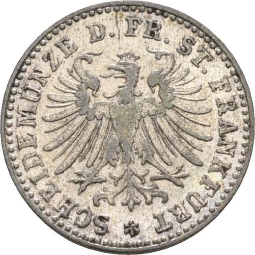 Obverse Kreuzer 1861 - Silver Coin Value - Frankfurt am Main, Free City