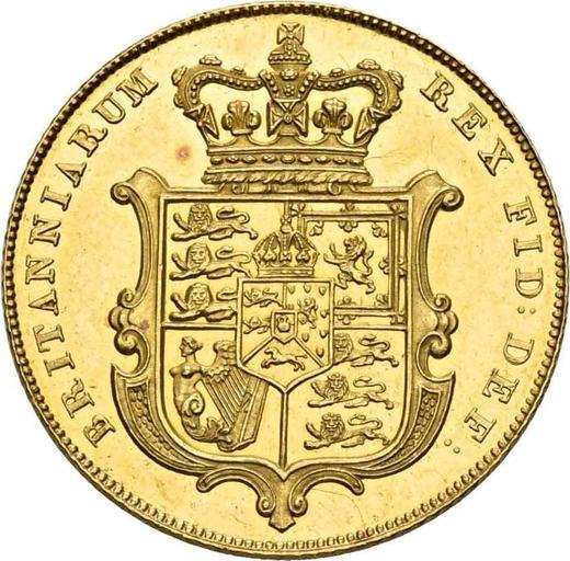 Reverse Sovereign 1826 - Gold Coin Value - United Kingdom, George IV