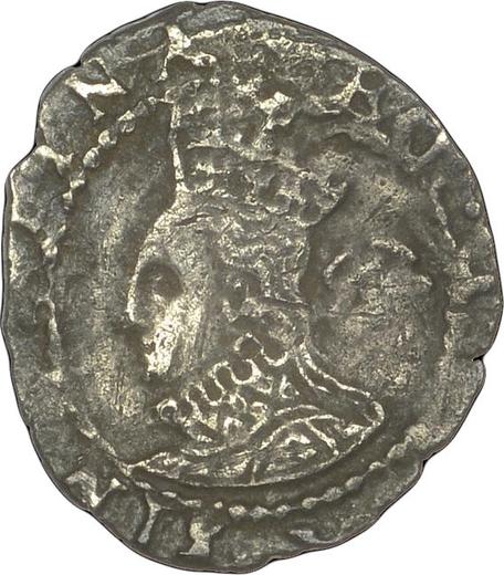 Obverse 3 Farthings 1577 - Silver Coin Value - United Kingdom, Elizabeth I