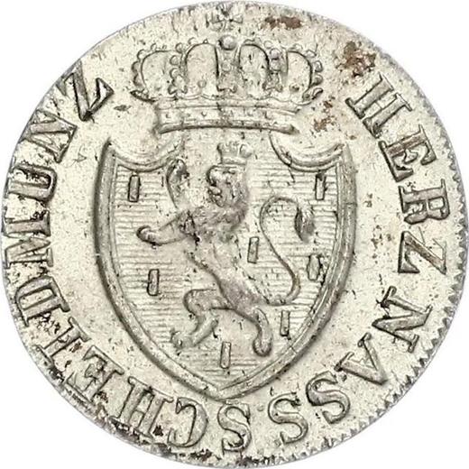 Obverse 3 Kreuzer 1826 - Silver Coin Value - Nassau, William