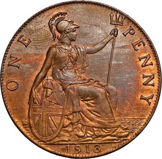 Reverse Penny 1913 "Type 1911-1936" -  Coin Value - United Kingdom, George V
