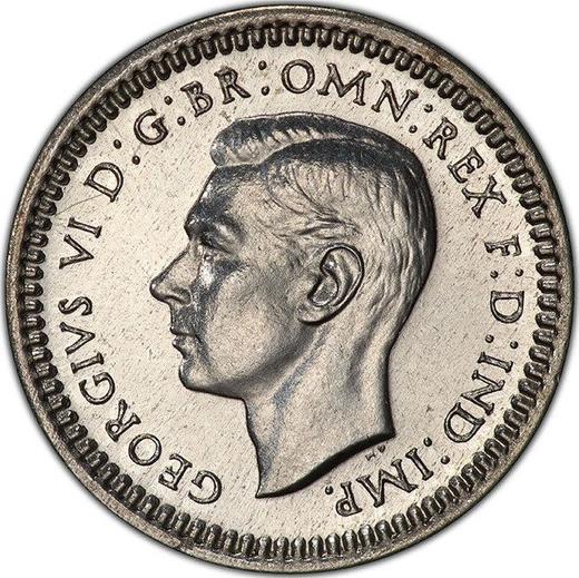 Awers monety - 1 pens 1941 HP - cena srebrnej monety - Wielka Brytania, Jerzy VI