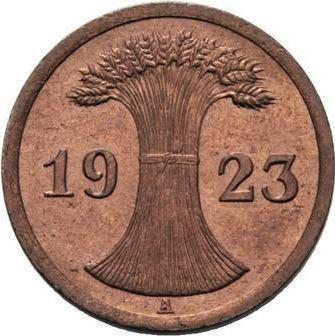 Revers 2 Rentenpfennig 1923 A - Münze Wert - Deutschland, Weimarer Republik