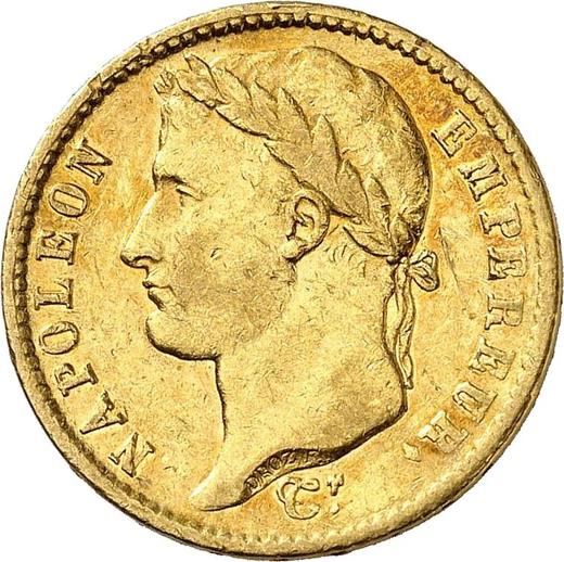Obverse 20 Francs 1812 Q "Type 1809-1815" - Gold Coin Value - France, Napoleon I