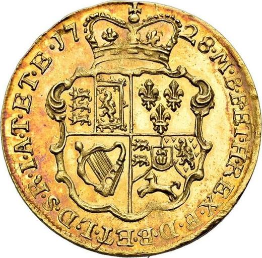 Reverse Half Guinea 1728 "Young Head" - Gold Coin Value - United Kingdom, George II