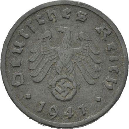 Revers 1 Reichspfennig 1941 F "Typ 1940-1945" - Münze Wert - Deutschland, Drittes Reich