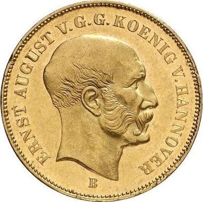 Obverse 10 Thaler 1847 B - Gold Coin Value - Hanover, Ernest Augustus
